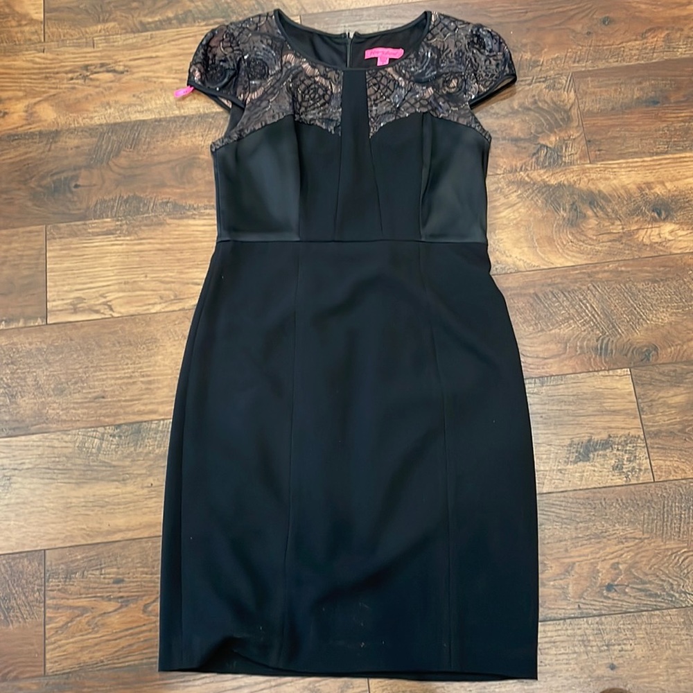 Black cocktail dress